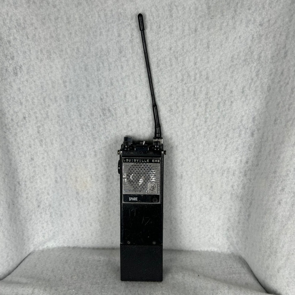 GE Master Hi-Power Radio Louisville EMS One Size Black Two Way Untested